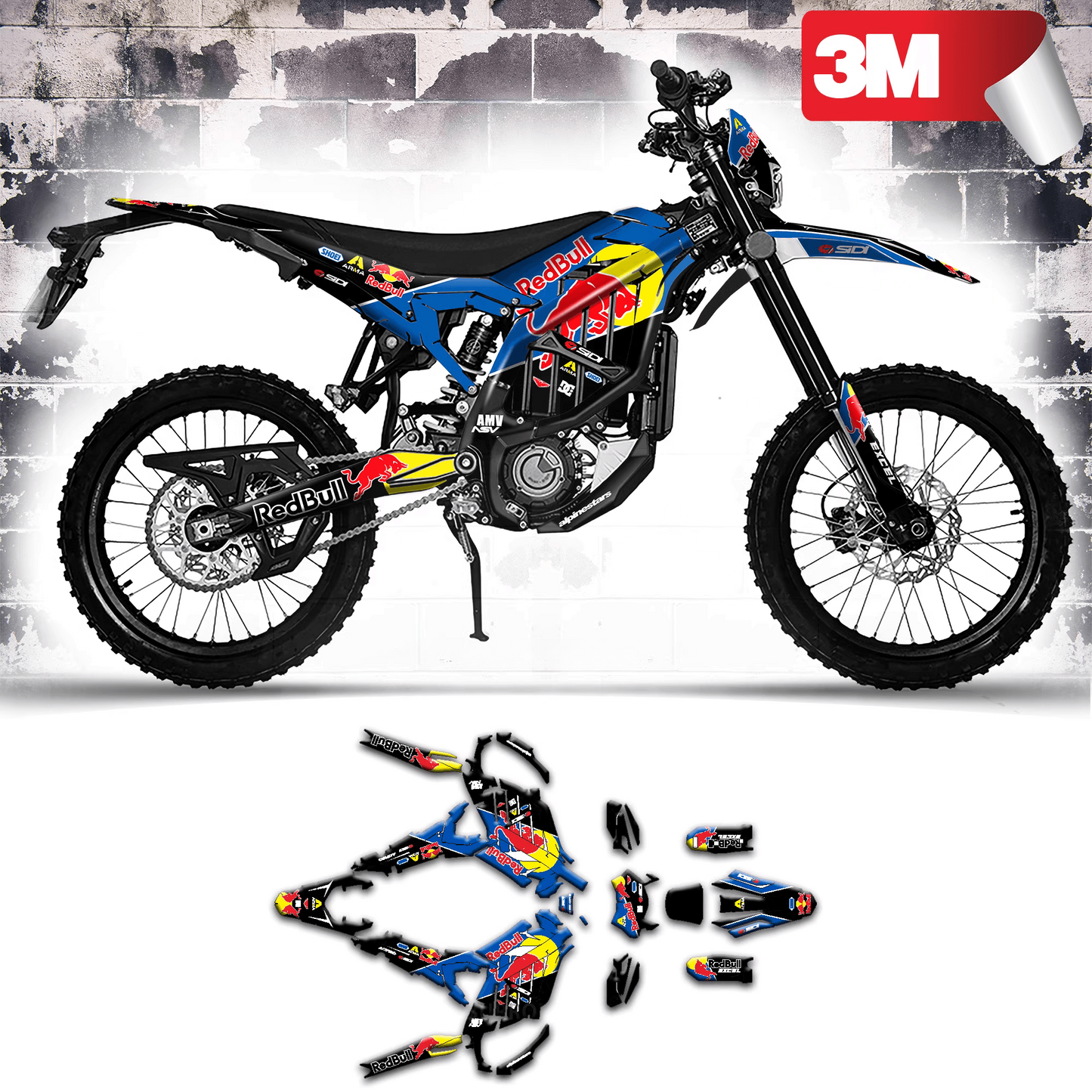 Stealth Red Bull Graphics Kit