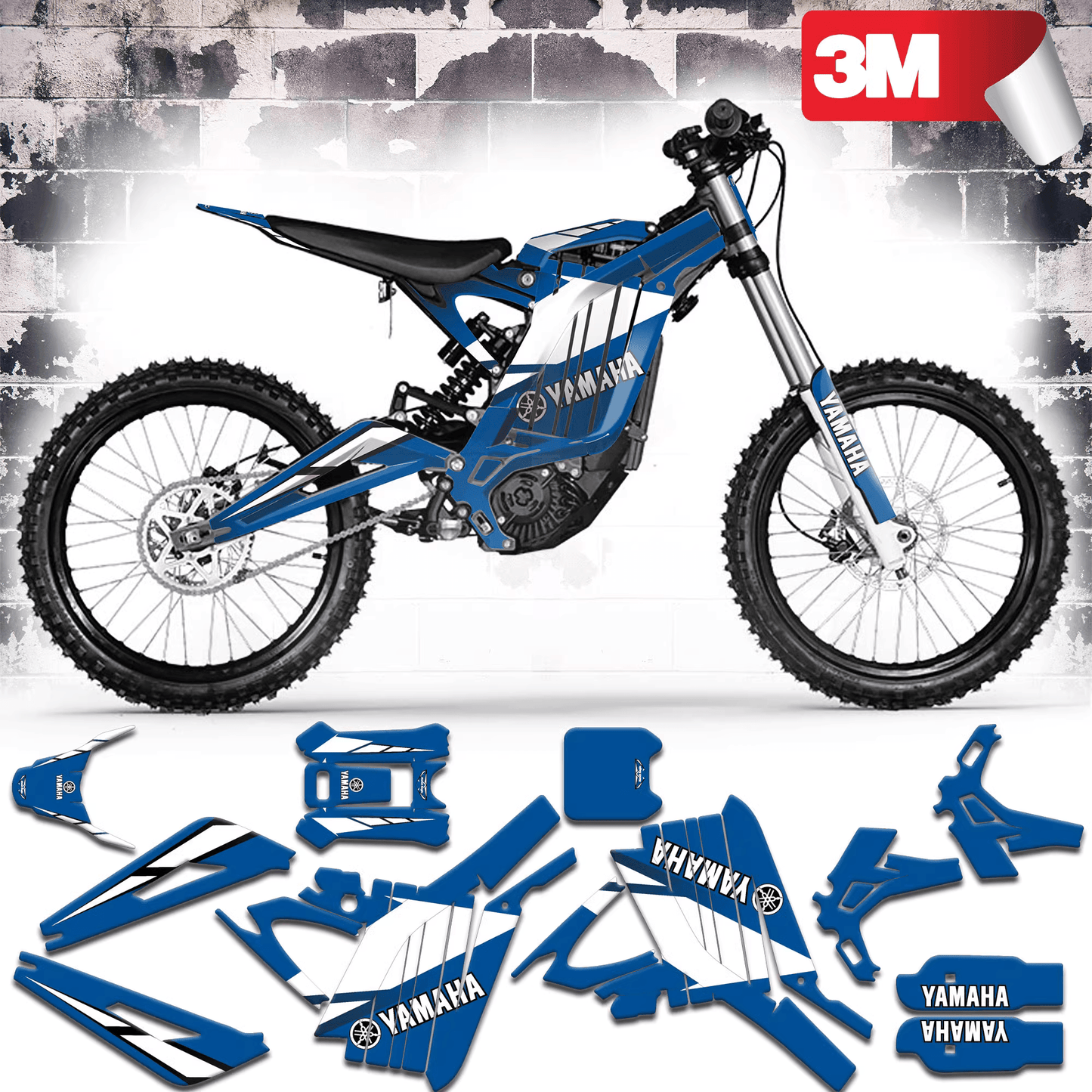 Blue Yamaha Graphics Kit