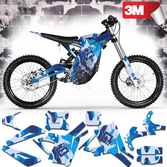 Blue Camo Graphics Kit