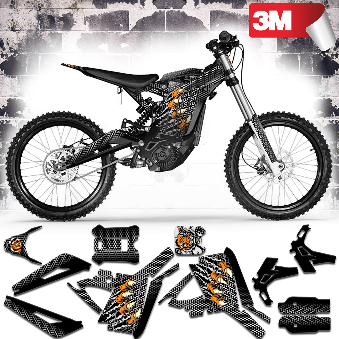 Honeycomb Tiger Claw Graphics Kit