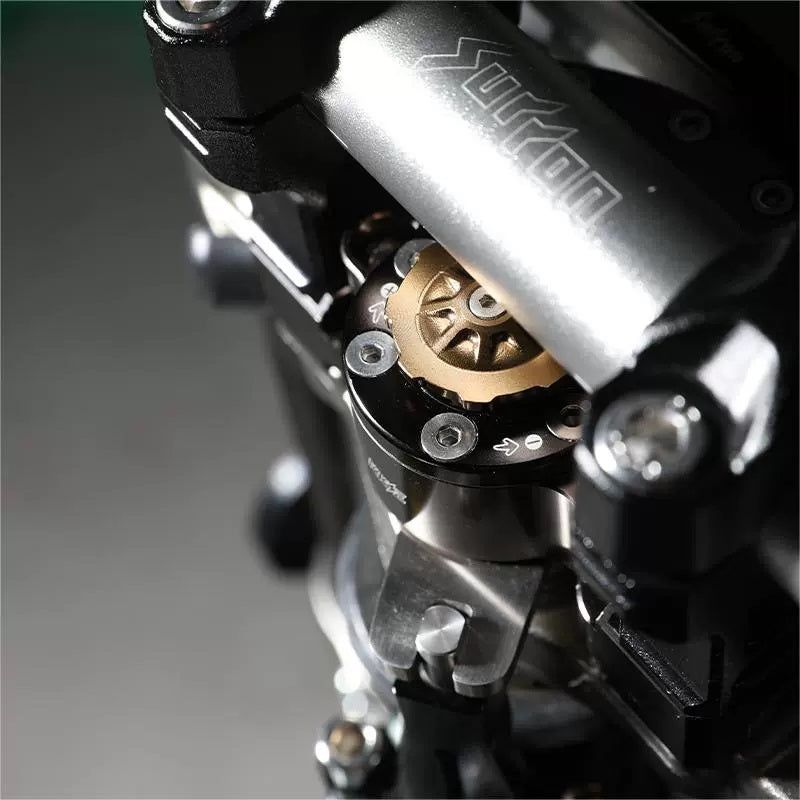 Polebee Directional Damper Polebee Upgrade Modification Accessories KKE Titanium Ruler Direction Stabilizer Handlebar Booster Kit