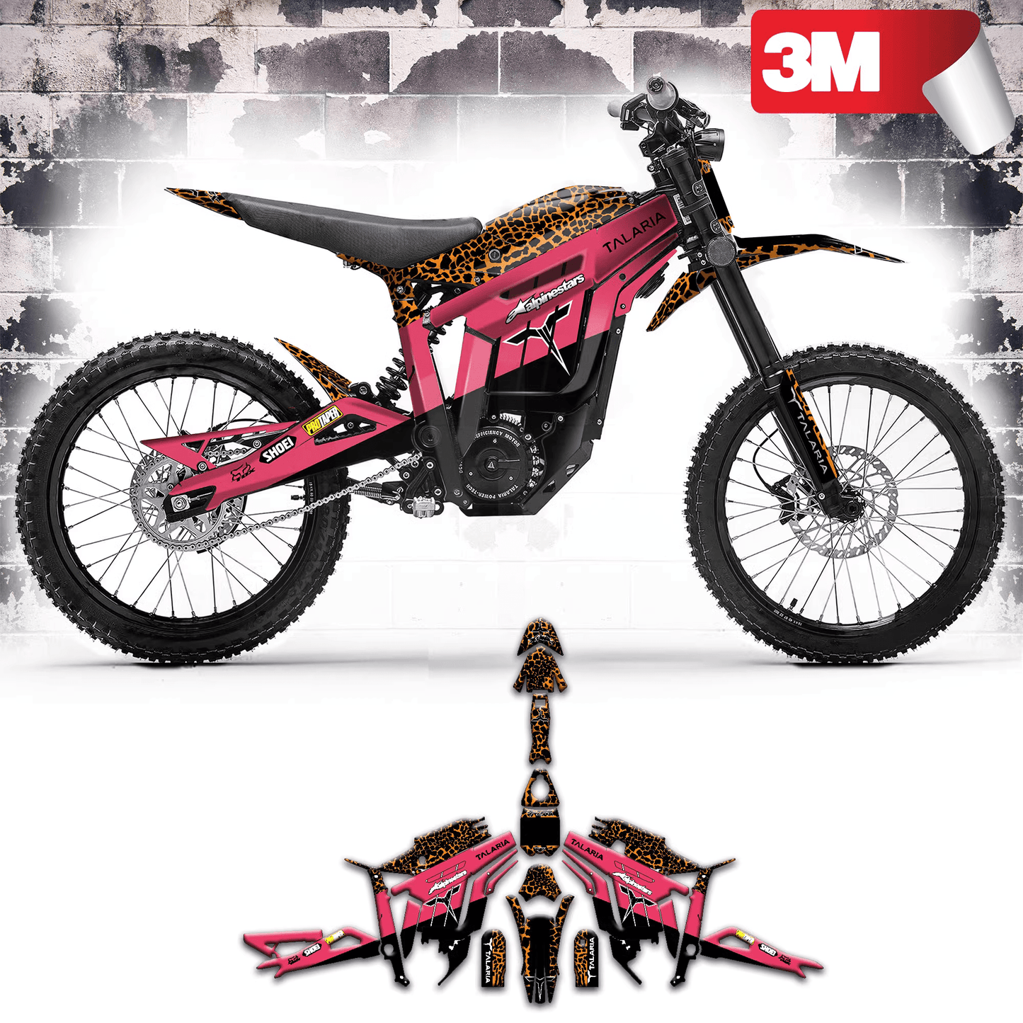 Pink Leopard Graphics Kit